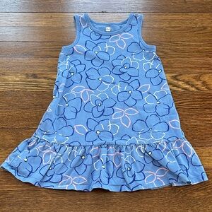 Tea Collection Blue Floral Kids Dress